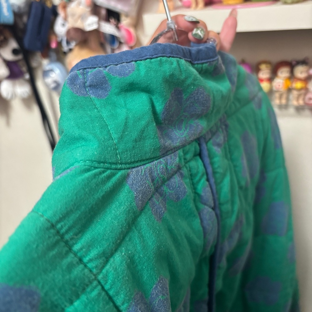 FREE PEOPLE Chloe Jacket in Grass Combo Sz Medium - Picture 6 of 7